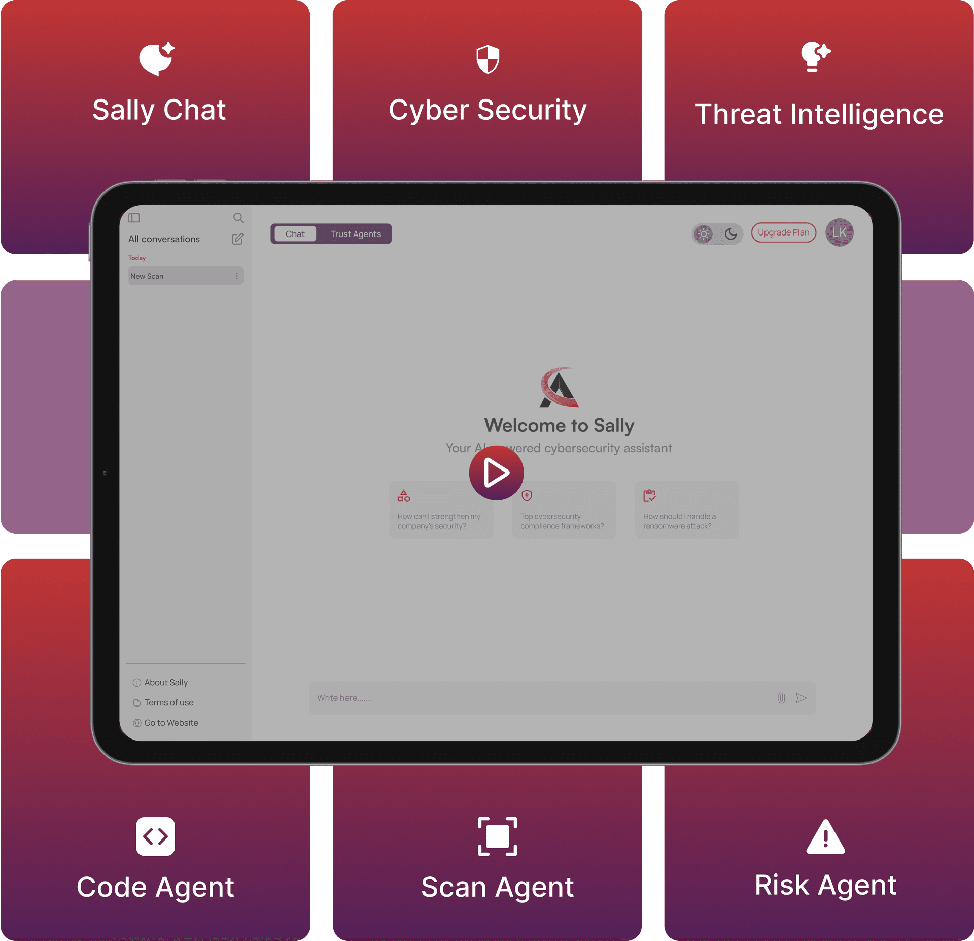 Sally AI Security Dashboard